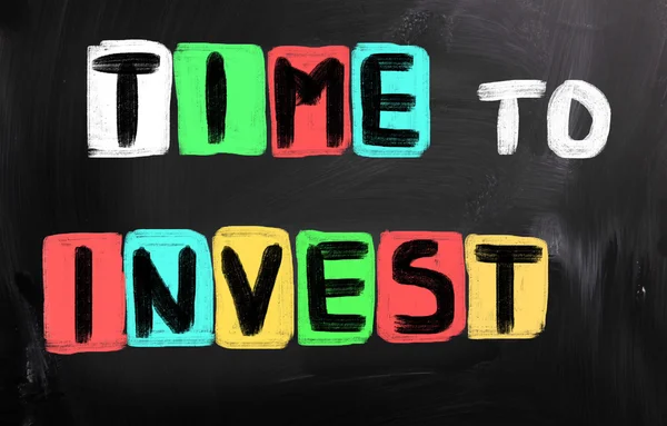 Time To Invest Concept — Stock Photo, Image