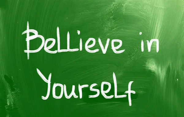 Believe In Yourself concept — стоковое фото