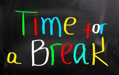 Time For A Break Concept clipart