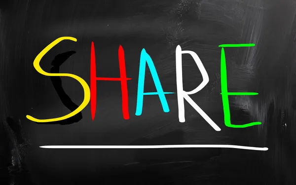 Concepto de compartir —  Fotos de Stock