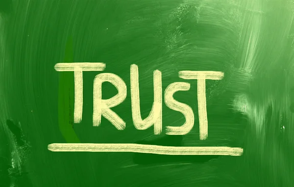 Conceito de confiança — Fotografia de Stock