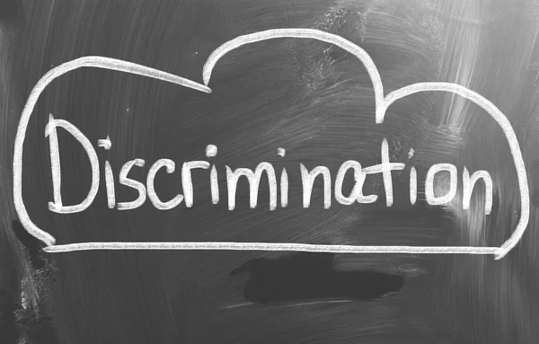 Concepto de discriminación — Foto de Stock