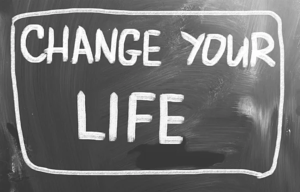 Cambia tu concepto de vida — Foto de Stock
