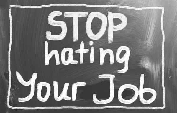 Stop Hating Your Job Concept — Stock Photo, Image