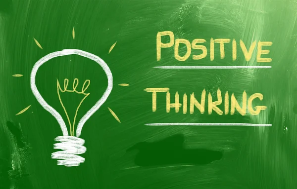 Denk dat positieve concept — Stockfoto