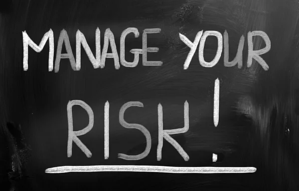 Manage Your Risk Concept — Stock Photo, Image