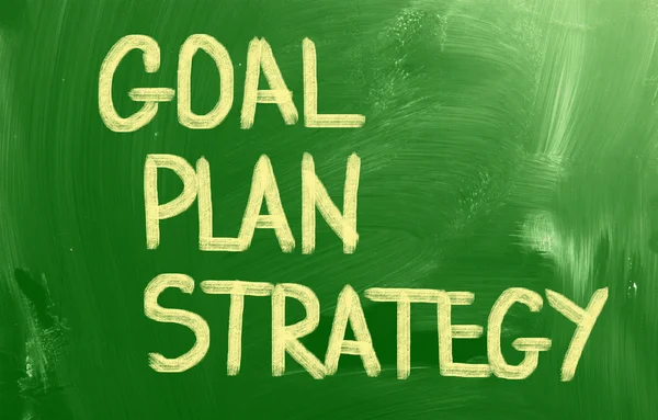 Plan Objetivo Concepto de Estrategia —  Fotos de Stock