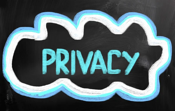 Privacy concept — Stockfoto