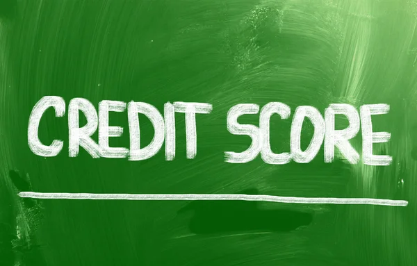 Koncepce kreditního skóre — Stock fotografie
