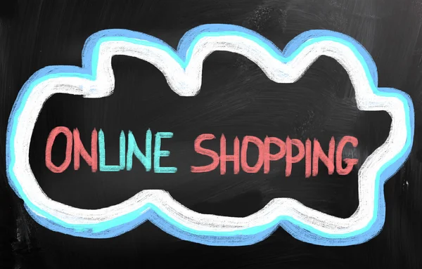 Concetto di shopping online — Foto Stock