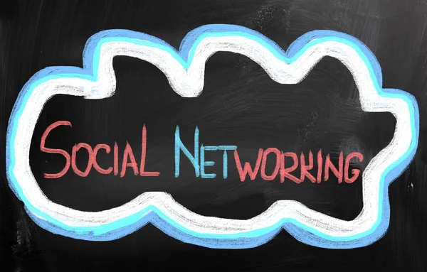 Concetto di social networking — Foto Stock