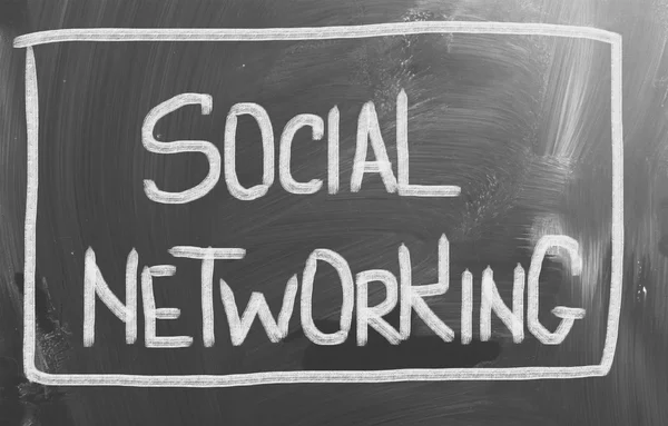 Concetto di social networking — Foto Stock