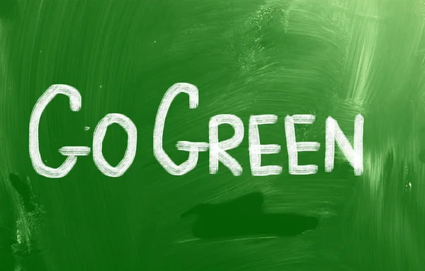 Vai concetto verde — Foto Stock