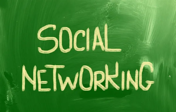 Concetto di social networking — Foto Stock