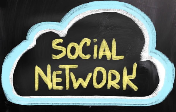 Sosyal ağ oluşturma kavramı — Stok fotoğraf