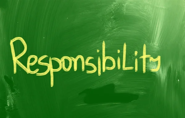Pojęcie odpowiedzialności — Zdjęcie stockowe