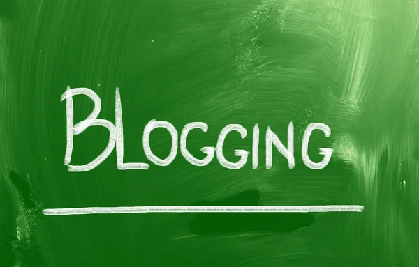 Blogging kavramı — Stok fotoğraf