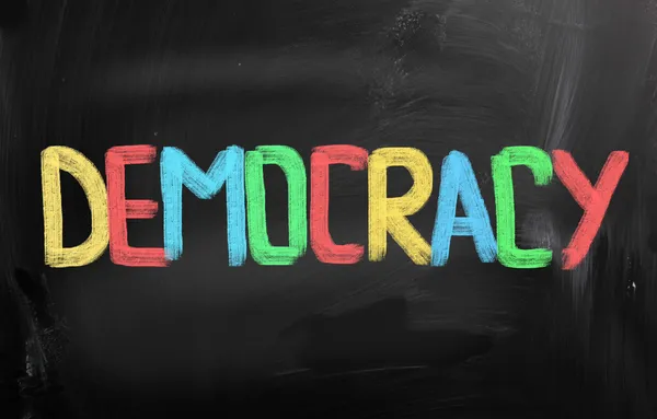 Demokrati begreppet — Stockfoto