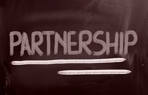Концепция партнерства — стоковое фото