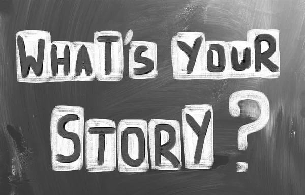 ¿Cuál es tu concepto de historia? — Foto de Stock