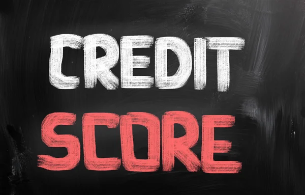 Credit-Score-Konzept — Stockfoto