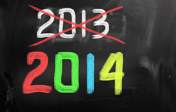 Gott nytt år 2014 koncept — Stockfoto