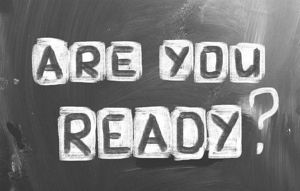 Are You Ready Concept — Stock Photo, Image