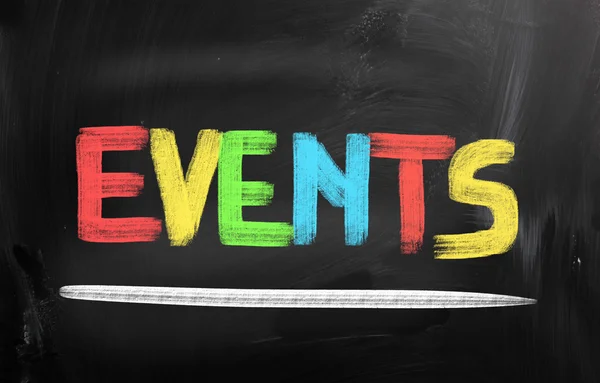 Events Concept — Stock Photo, Image