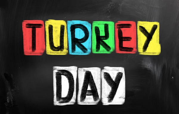 Turkiet dag koncept — Stockfoto