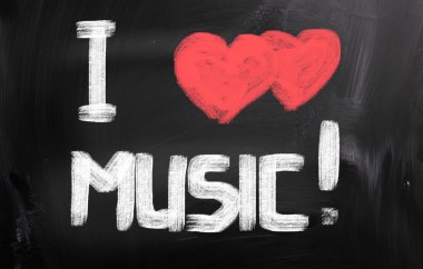 müzik konsepti seviyorum