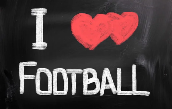 I Love Football Concept — Stock Photo, Image