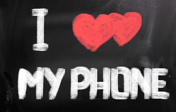 J'aime mon concept de téléphone — Photo