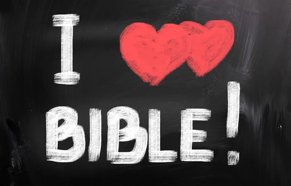 I Love Bible Concept — Stock Photo, Image