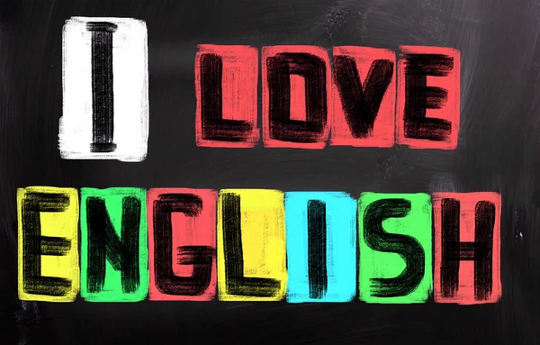 I Love Concept anglais — Photo