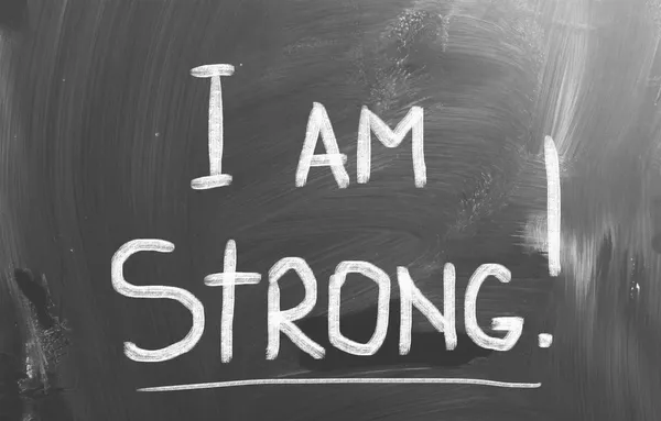 I Am Strong Concept — Stock Photo, Image