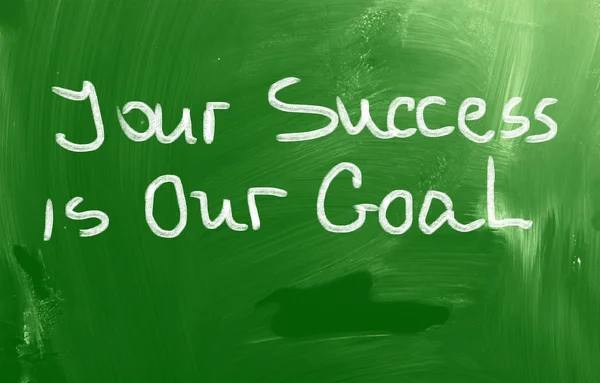 Your Success Is Our Goal Concept — Stock Photo, Image