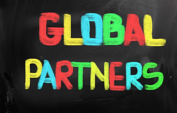 Concetto di partner globali — Foto Stock