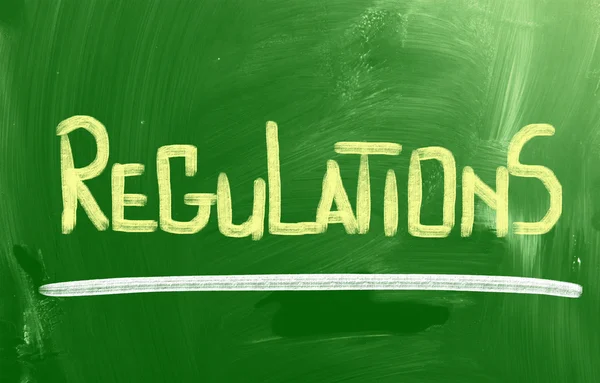 Concept de réglementation — Photo