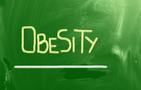 Concetto di obesità — Foto Stock