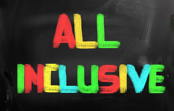 All Inclusive Concept — Stock Photo, Image