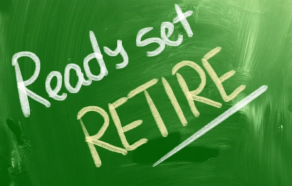 Ready Set Retire Concept — Stock Photo, Image