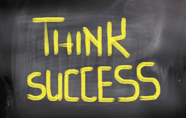 Think Success Concept — Stock Photo, Image