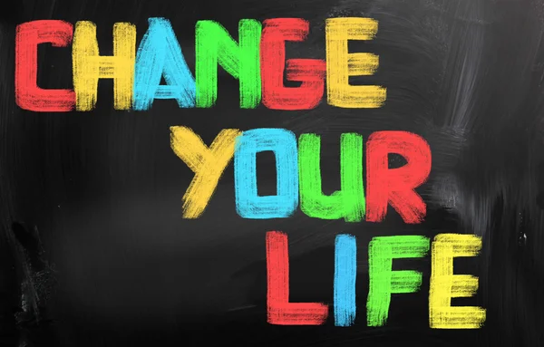 Change Your Life Concept — Stock Photo, Image