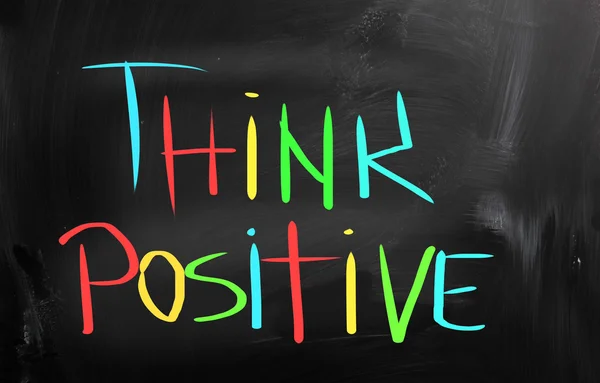 Pensar conceito positivo — Fotografia de Stock