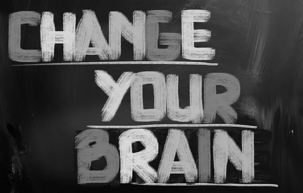 Change Your Brain Concept — Stock Photo, Image