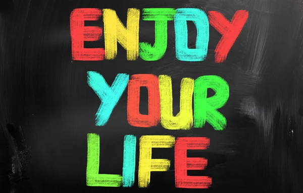Enjoy Your Life Concept — Stock Photo, Image