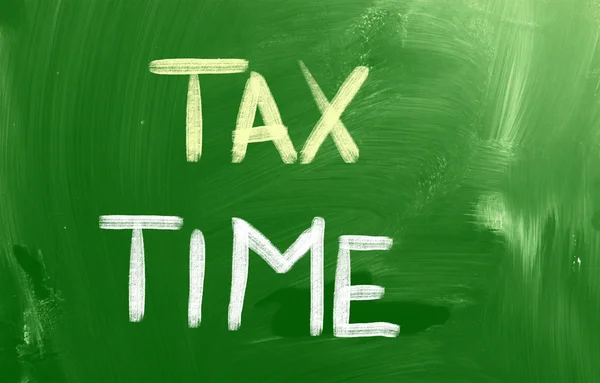 納税時間の概念 — ストック写真