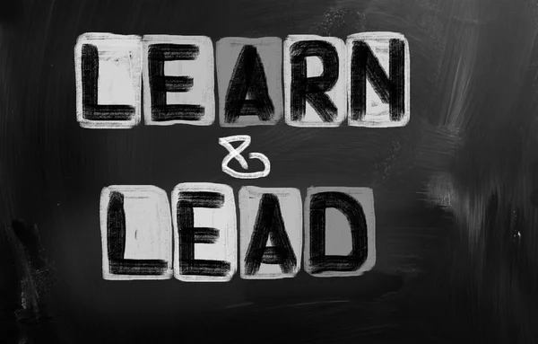 Learn And Lead Concept — Stock Photo, Image