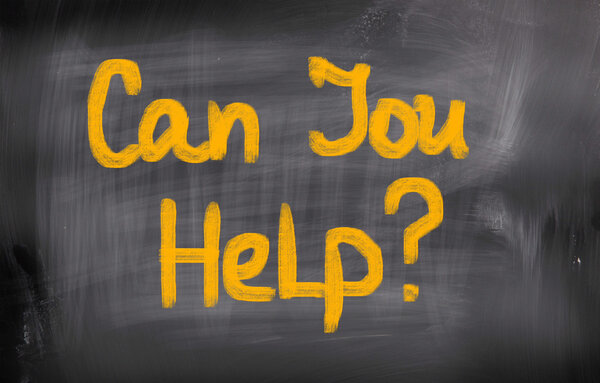 Can You Help Concept