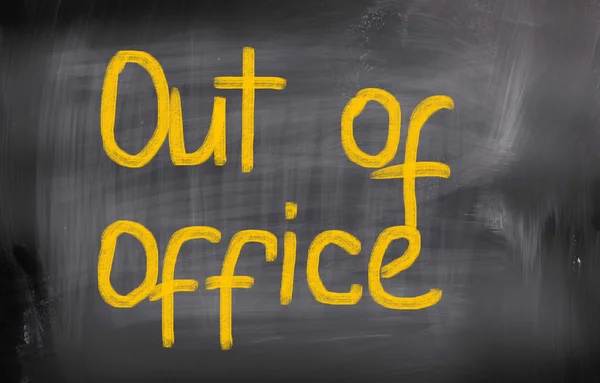 Out of Office Konzept — Stockfoto